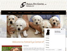Tablet Screenshot of animaleyecenterrocklin.com